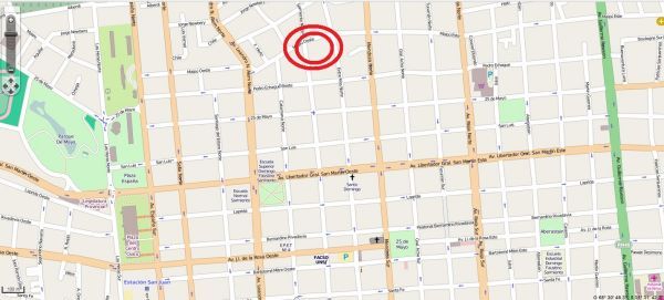 Lote en Sarmiento y Maipú 